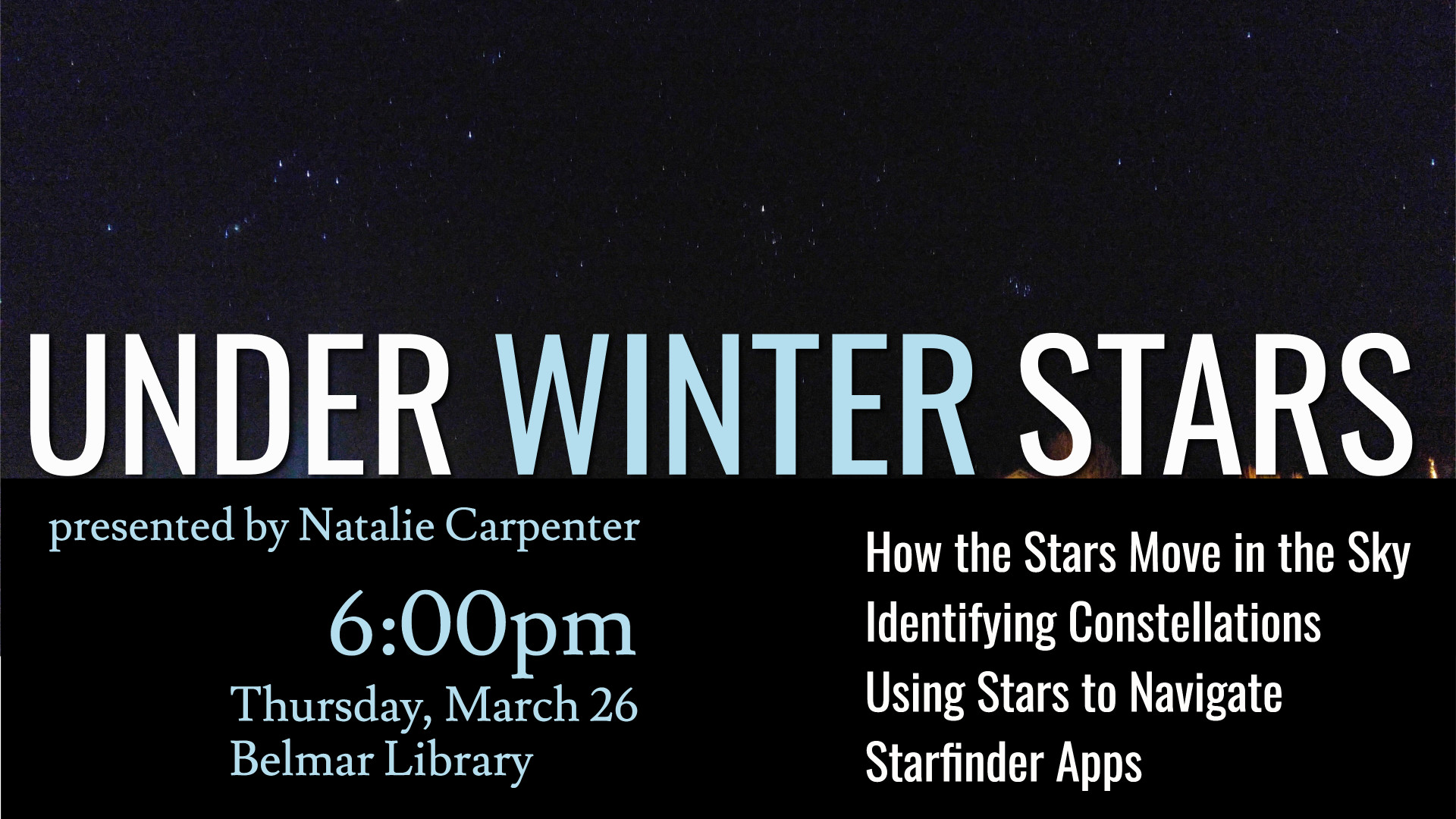 Under Winter Stars – Lakewood CO 3-2026